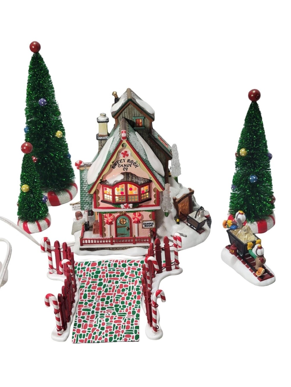 Dept. 56 North Pole Series Christmas Village "Sweet Rock Candy Co." Gift Set